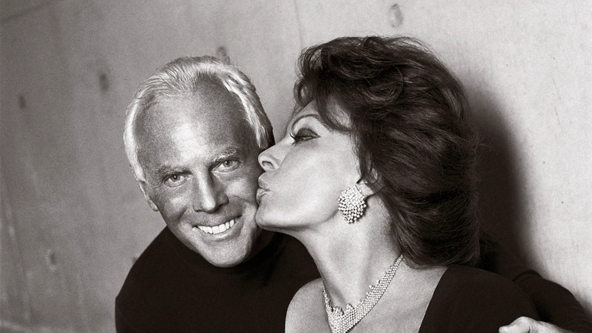 Armani y Sofia Loren