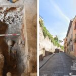 Al menos 22 individuos aparecieron en las fosas halladas en las obras para instalar un ascensor en la calle Andrés de Cabrera de Cuenca