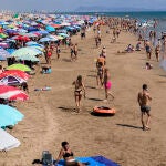 Imagen de la playa de Gandía