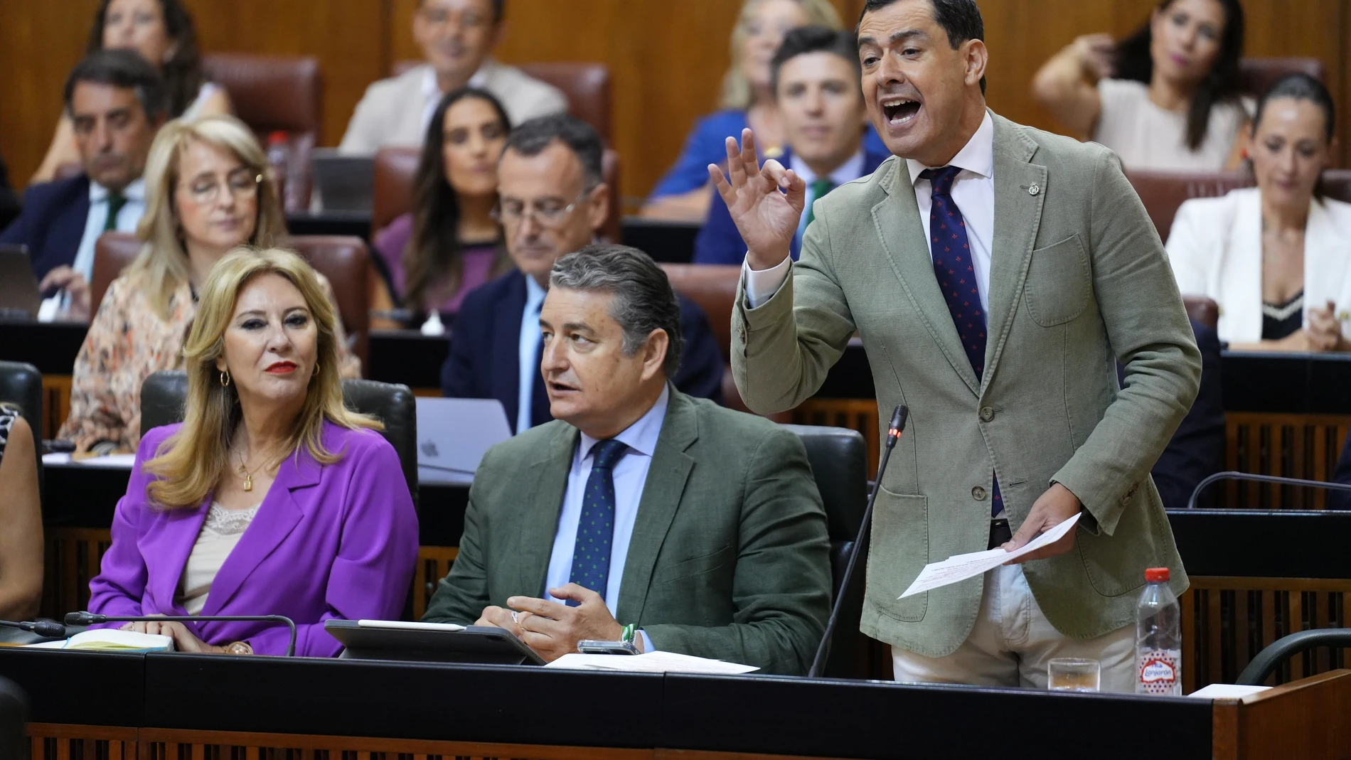 Juanma Moreno, sobre los ERE: «El Tribunal Constitucional no ha absuelto a nadie»