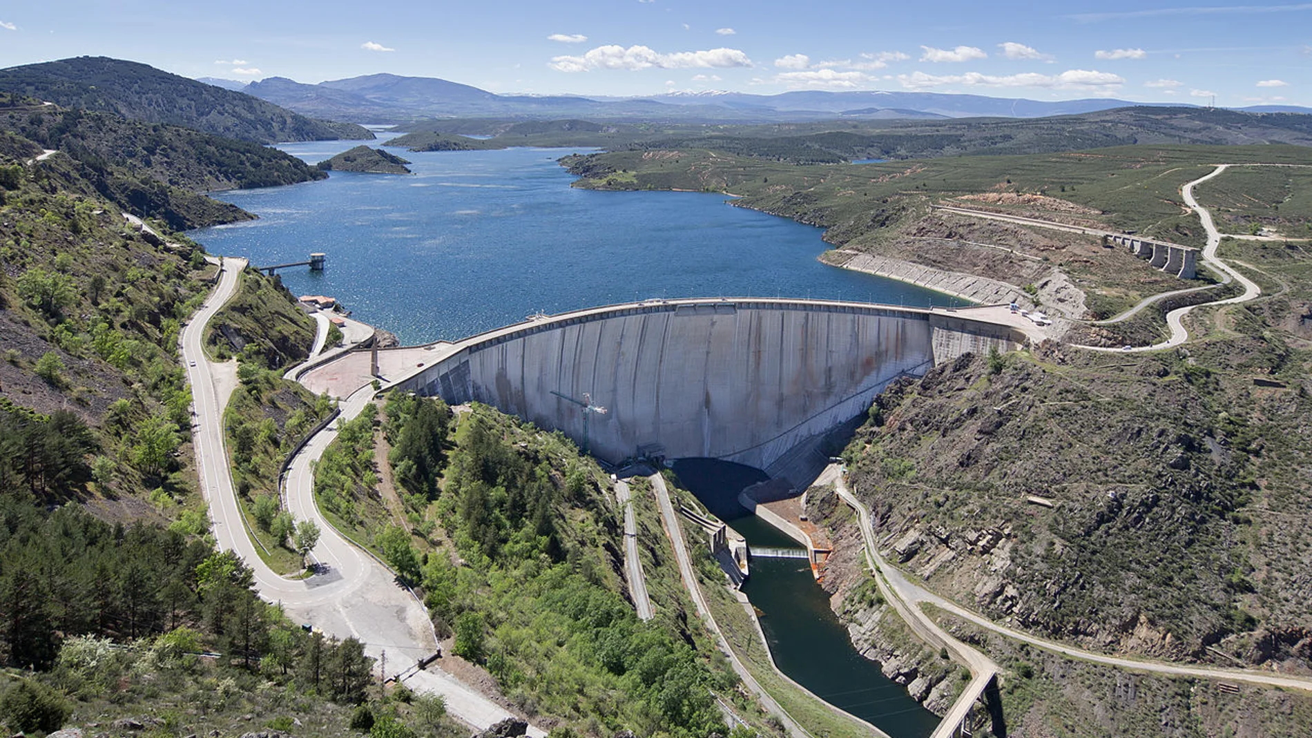 Embalse de El Atazar, en Buitrago de Lozoya