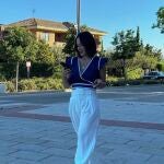 Tamara Falcó de paseo por Madrid con un look ideal.