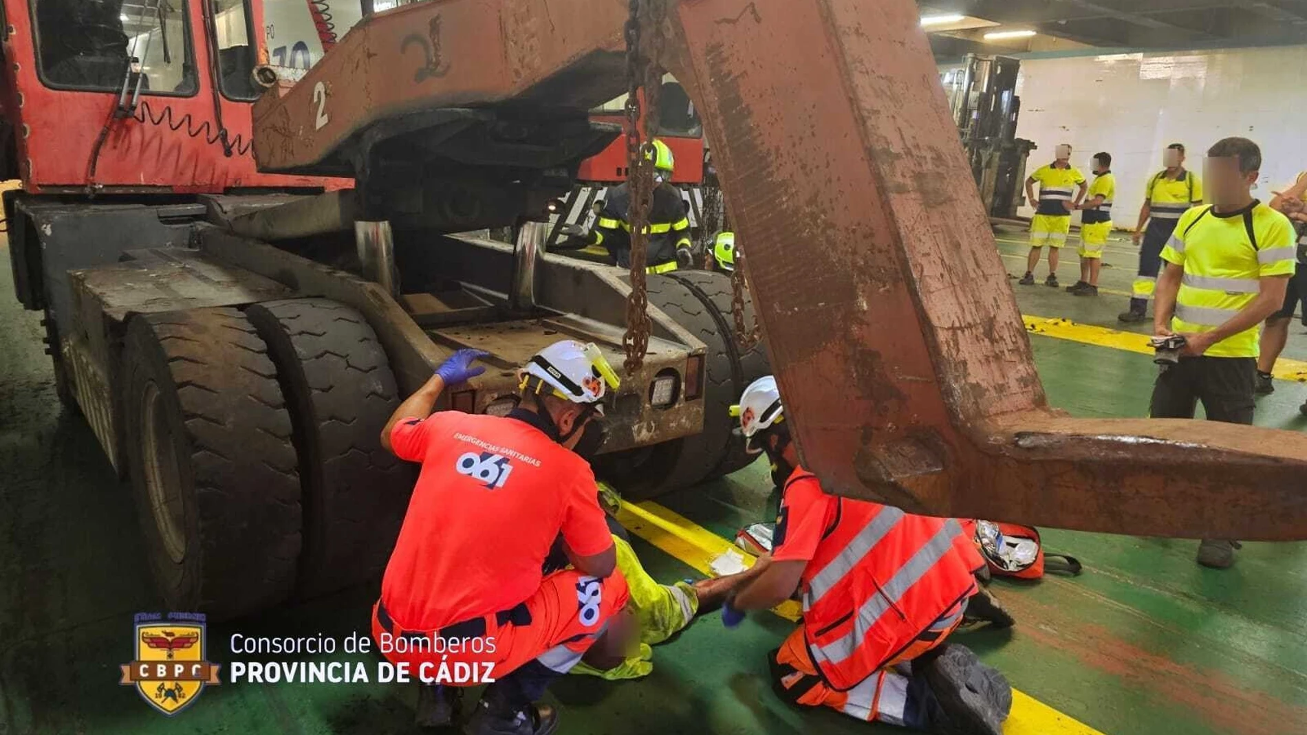 Imagen de la intervención.CONSORCIO DE BOMBEROS DE LA PROV27/07/2024