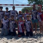 Equipo de balonmano playa patrocinado por Grupo Pistacyl