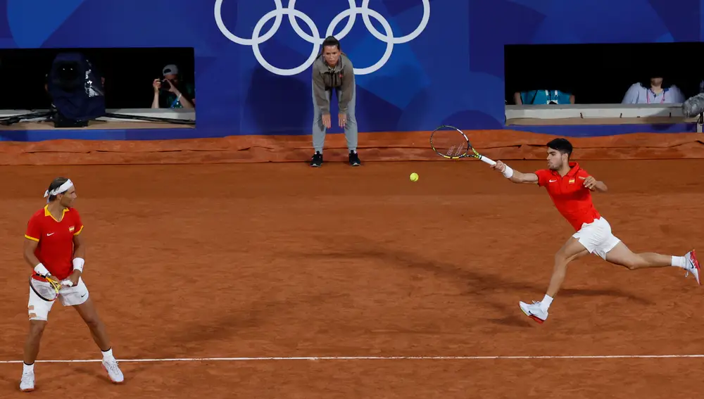 Rafael Nadal y Carlos Alcaraz vs González y Molteni