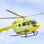 Helicóptero del Summa 112 en acción en la Comunidad de Madrid