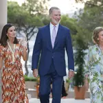 El look de la Reina Letizia en Marivent.