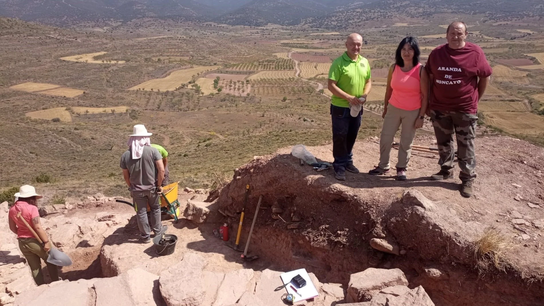 ARAGÓN.-Finaliza la cuarta campaña de excavación arqueológica en la ciudad celtibérica de Aratis