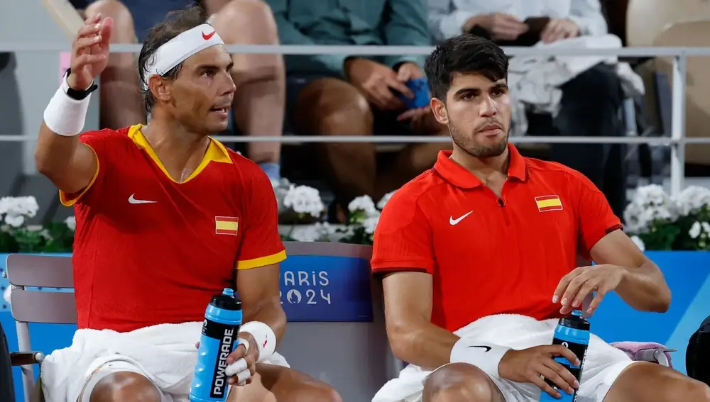 Nadal y Alcaraz en su debut en los Juegos Olímpico 2024 de París