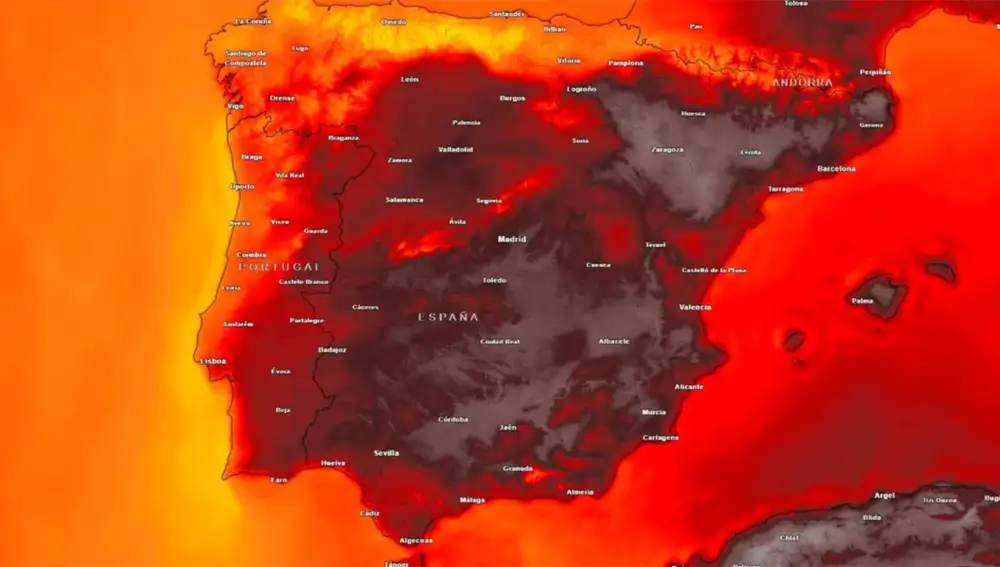 Ola de calor extremo en España