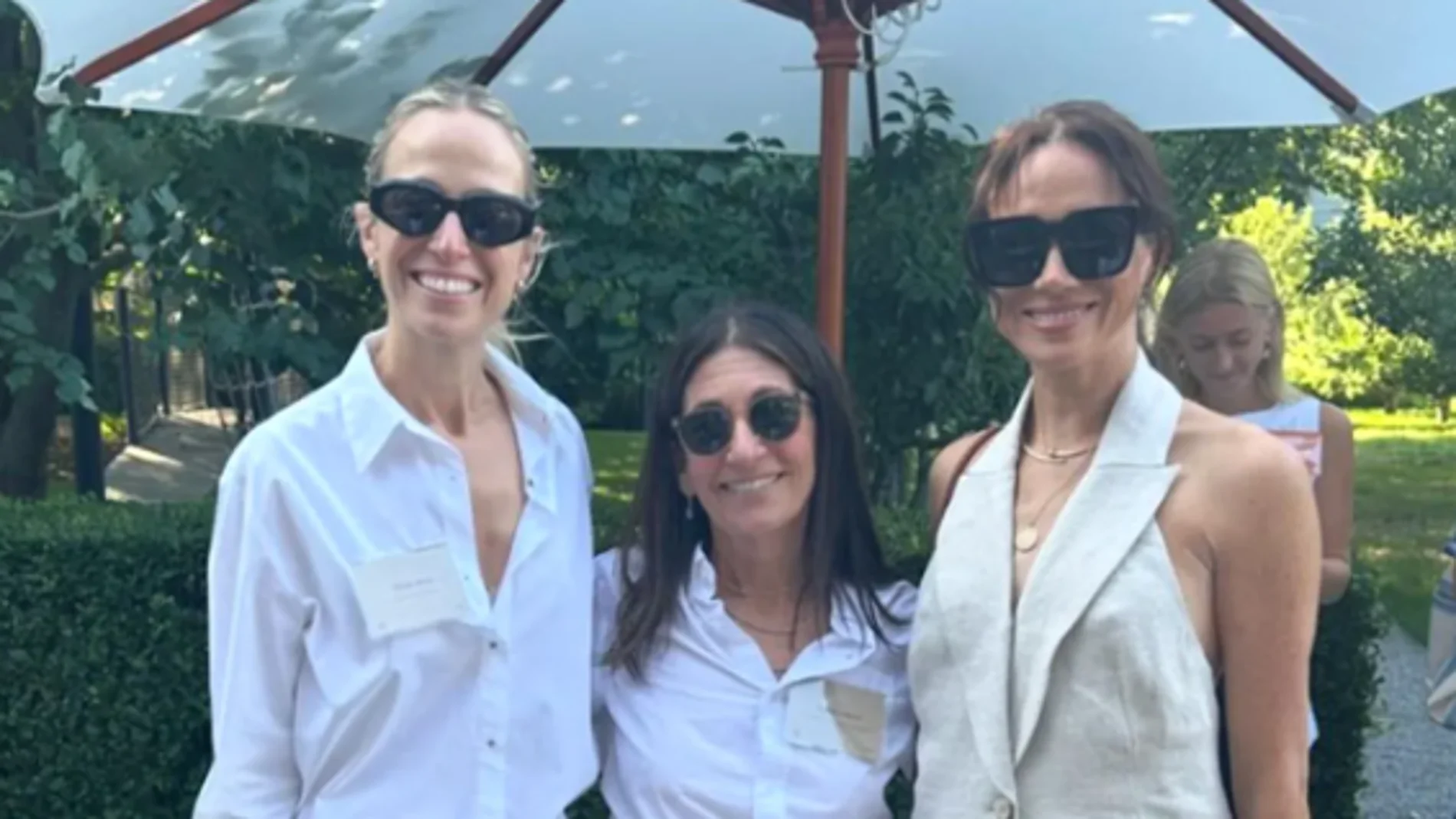 Meghan Markle con Misha Nonoo y Bobbi Brown en Los Hamptons
