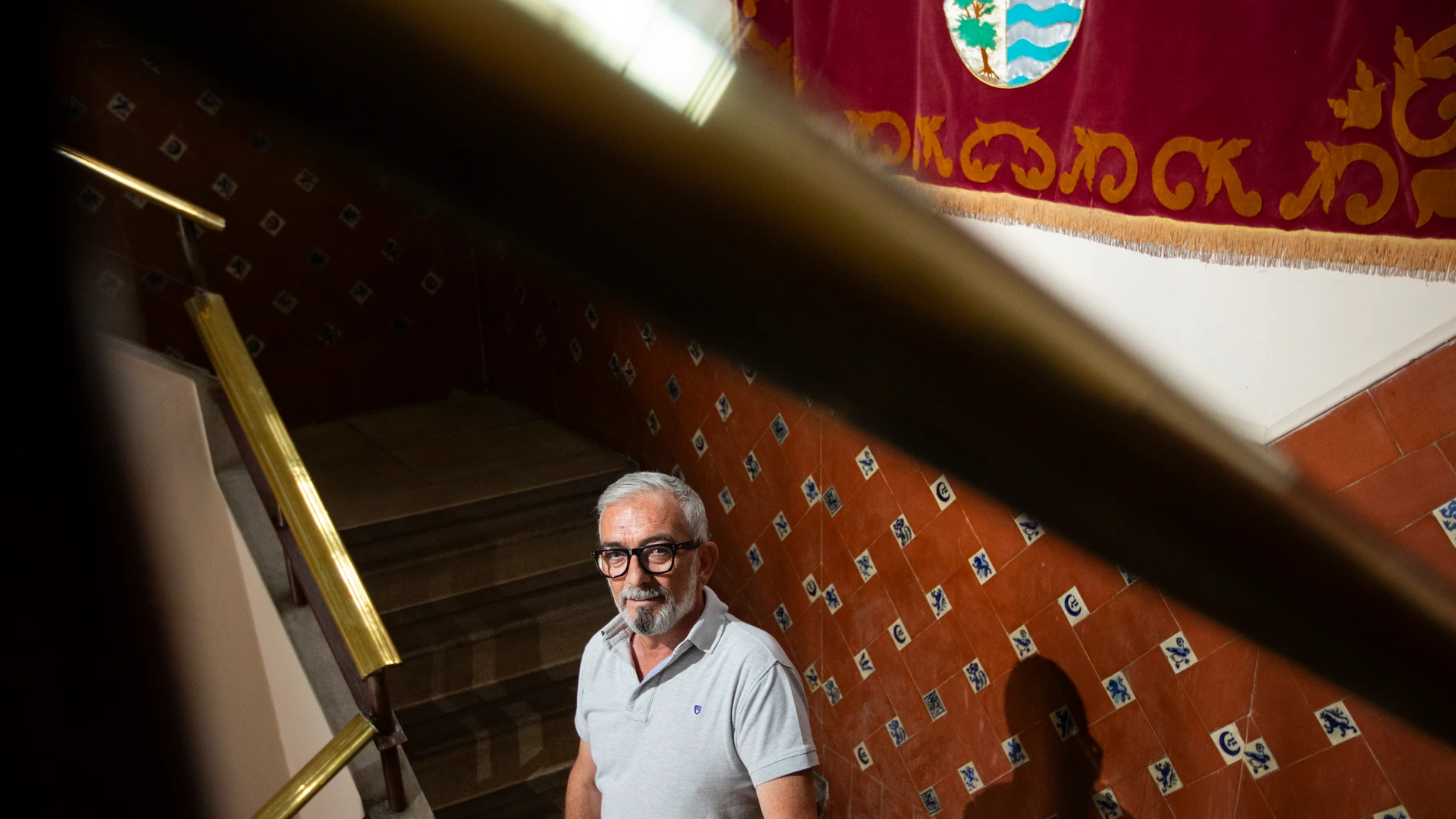 Óscar Joaquín Robles Hernández, alcalde de Rascafría.© Jesús G. Feria.
