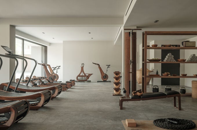 Sala de gimnasio de OKU Ibiza 