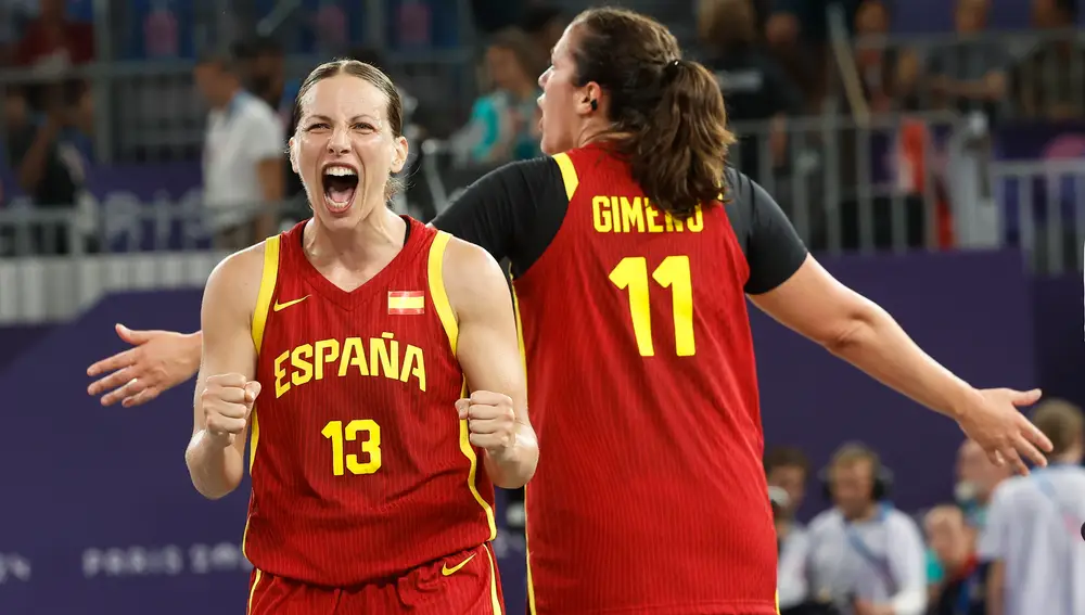 Baloncesto Femenino, fase de grupos de Baloncesto 3x3 Femenino : Francia vs España