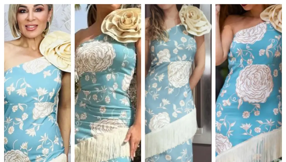 Encontramos una de las prendas que vende Ana María Aldón en otros portales que lo ofrecen hasta 30 euros más barato