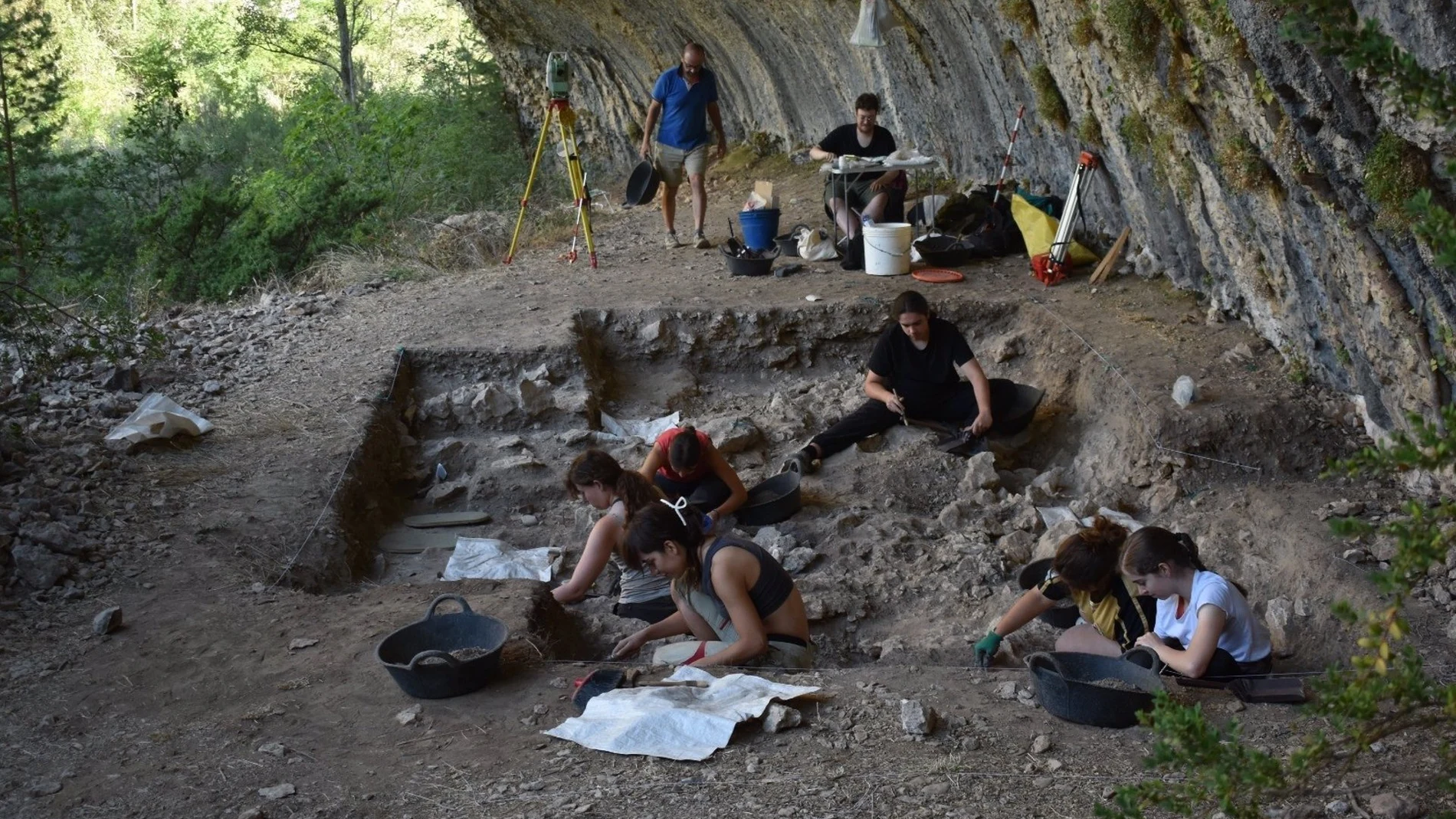 Arqueólogos de Zaragoza y Barcelona hallan evidencias del Neolítico en el Parque Cultural del Vero (Huesca)