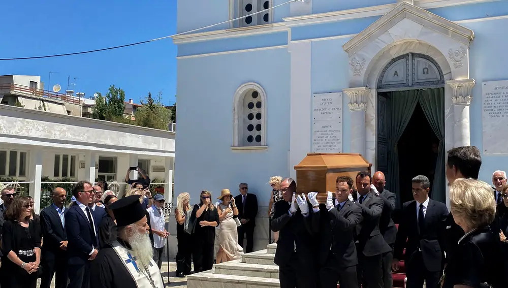 Funeral del príncipe Miguel de Grecia y Dinamarca, tío segundo de la reína Sofía, quien falleció el pasado domingo en un hospital de Atenas