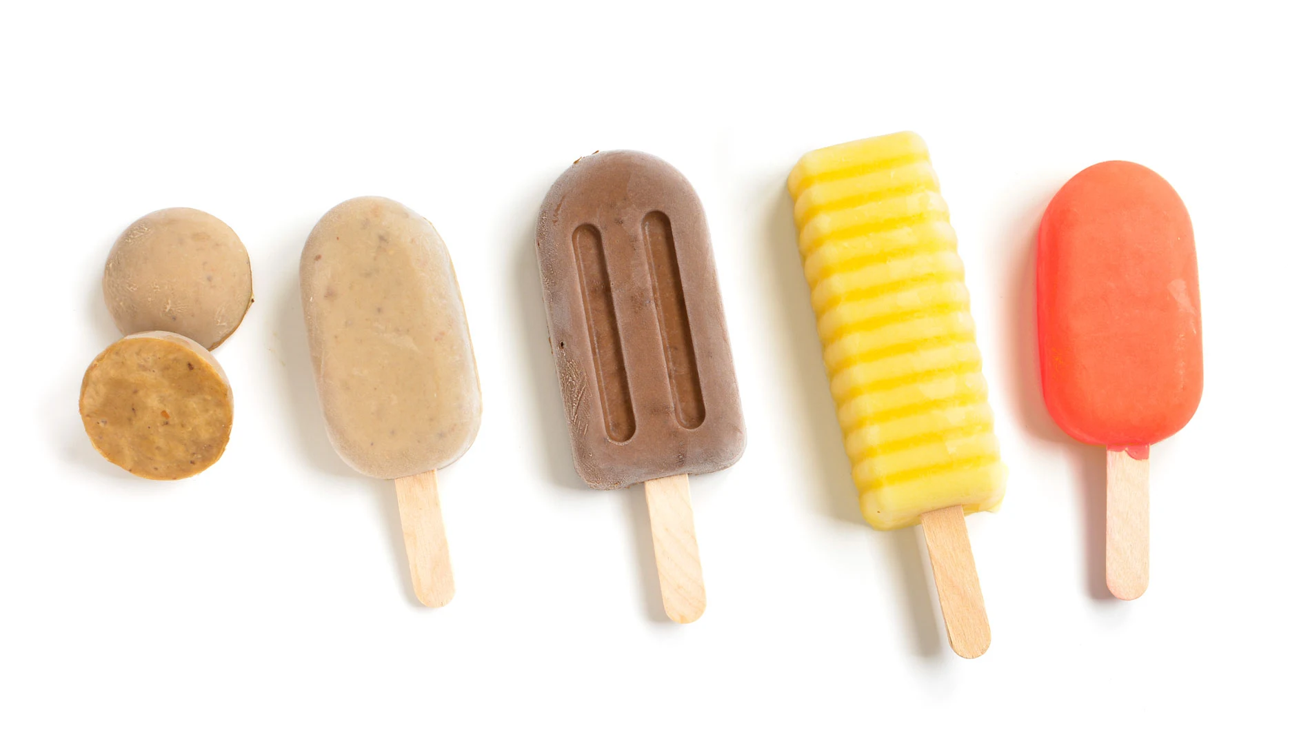 Helados de varios sabores