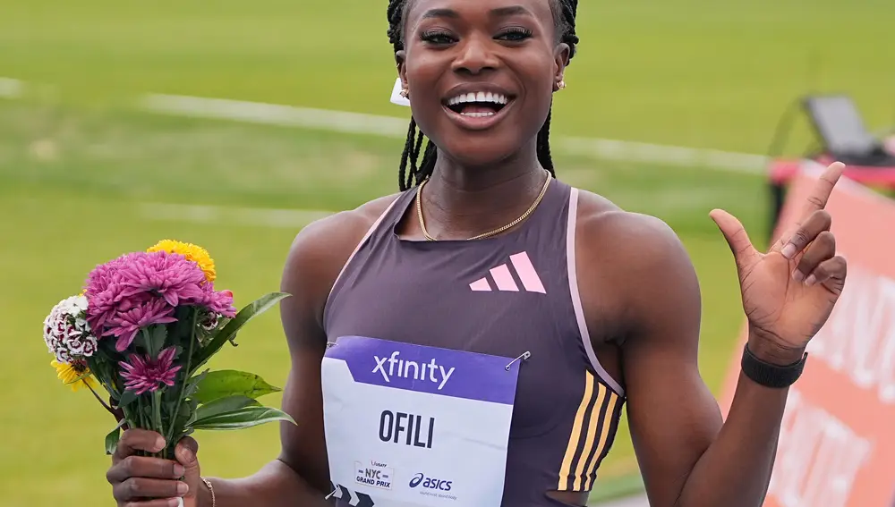 La joven velocista nigeriana de 21 años, Favour Ofili, no podrá competir en los 100 metros lisos en los Juegos Olímpicos de París 2024