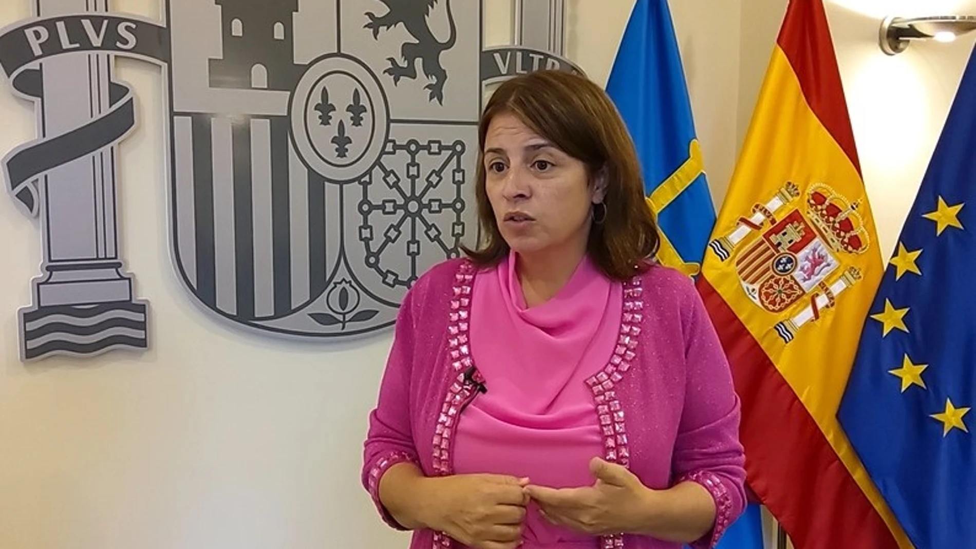 La delegada del Gobierno en Asturias, Adriana Lastra. DELEGACIÓN DEL GOBIERNO EN ASTUR 01/08/2024