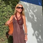 El look de Amelia Bono para un día de playa.