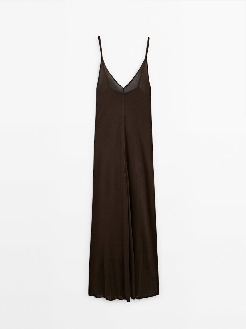vestido metalizado