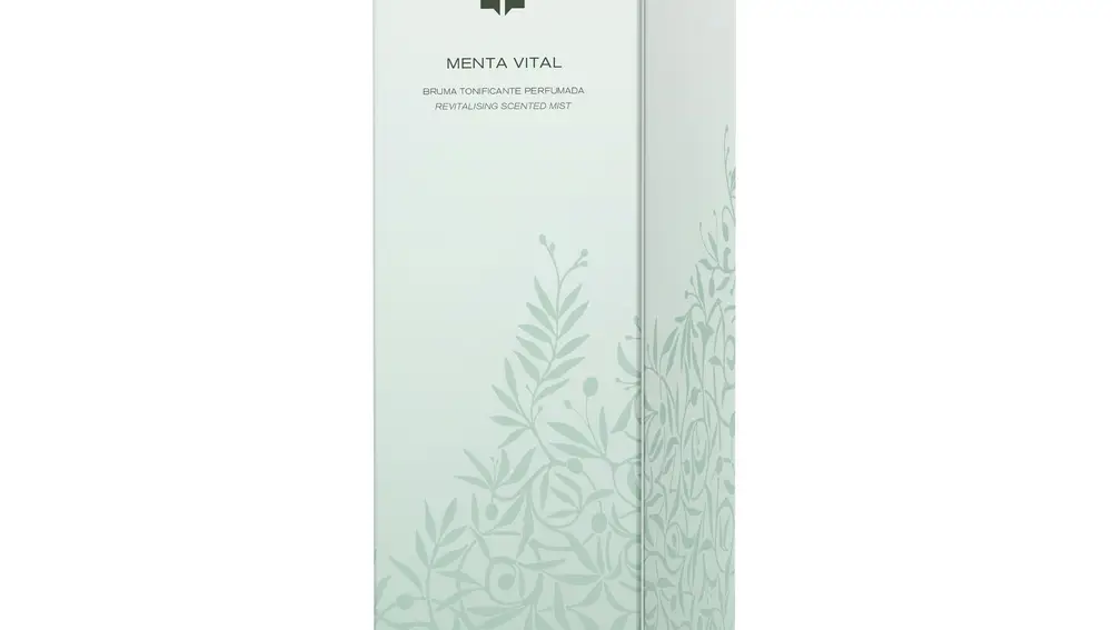 Menta vital de El jardín del Hammam. Tiene propiedades humectantes, antioxidantes, favorece la cicatrización, calma la piel, ayuda a la regeneración cutánea, estimula la producción de colágeno y elastina, favoreciendo la hidratación en la epidermis
