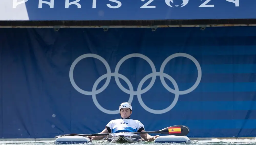 JJ.OO/Piragüismo.- El piragüista español Pau Echaniz pasa a la final de K1 en eslalon en los Juegos de París