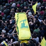 Funeral procession for late senior Hezbollah commander Fuad Shukr in Beirut
