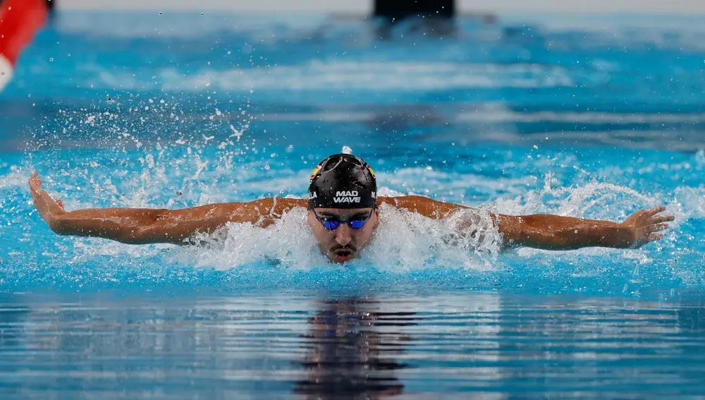 Natación: 100m mariposa masculinos