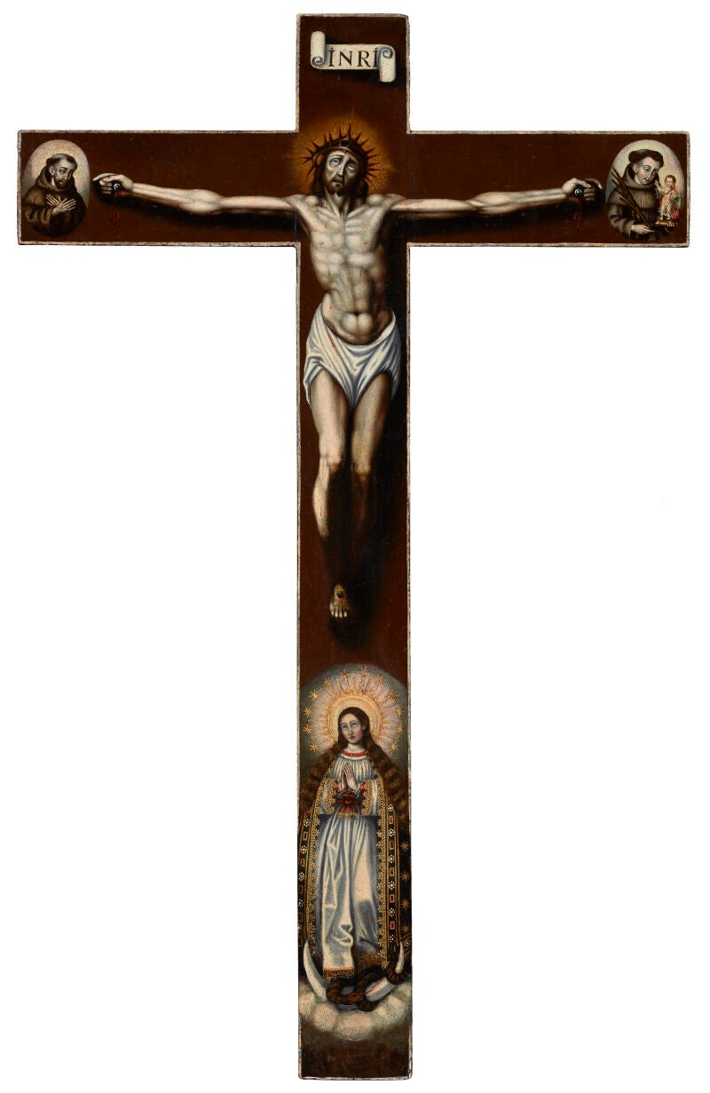 &quot;Cruz de la celda&quot;, c. 1640, de María Josefa Sánchez (1639-1652)