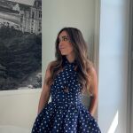 Prendas de lunares de Mango y Parfois para la Feria de Málaga 2024.