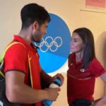 Carlos Alcaraz felicitado por Doña Letizia