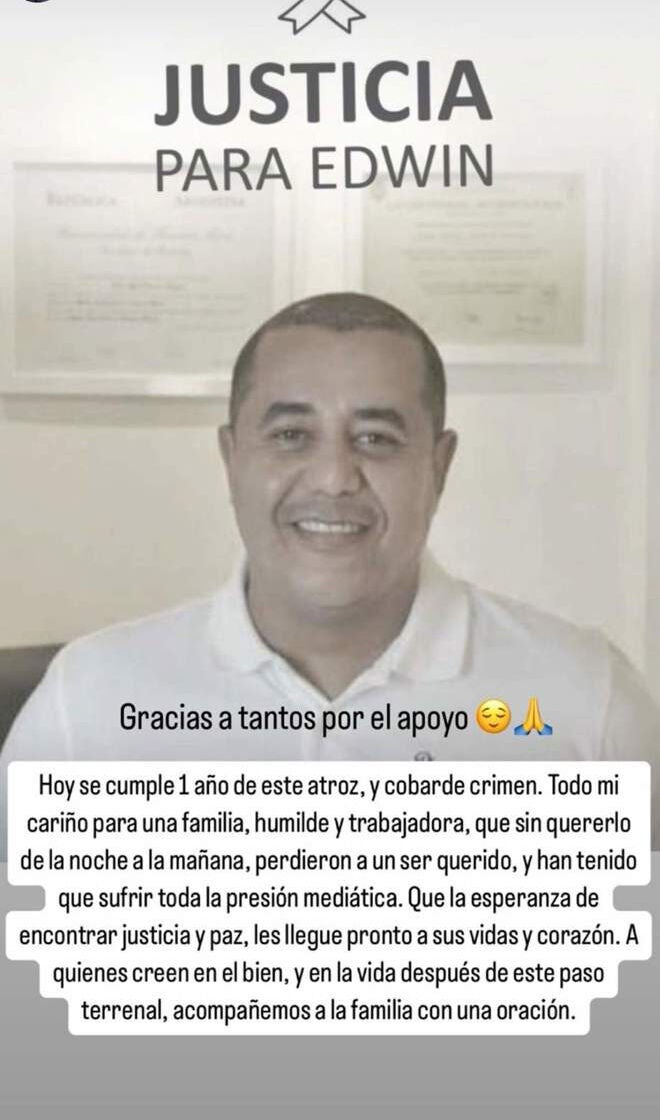 Story del abogado de la familia de Edwin Arrieta