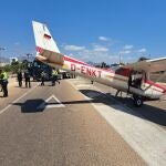 Castellón.- Sucesos.- Herido el piloto de una avioneta tras un aterrizaje de emergencia en Castellón