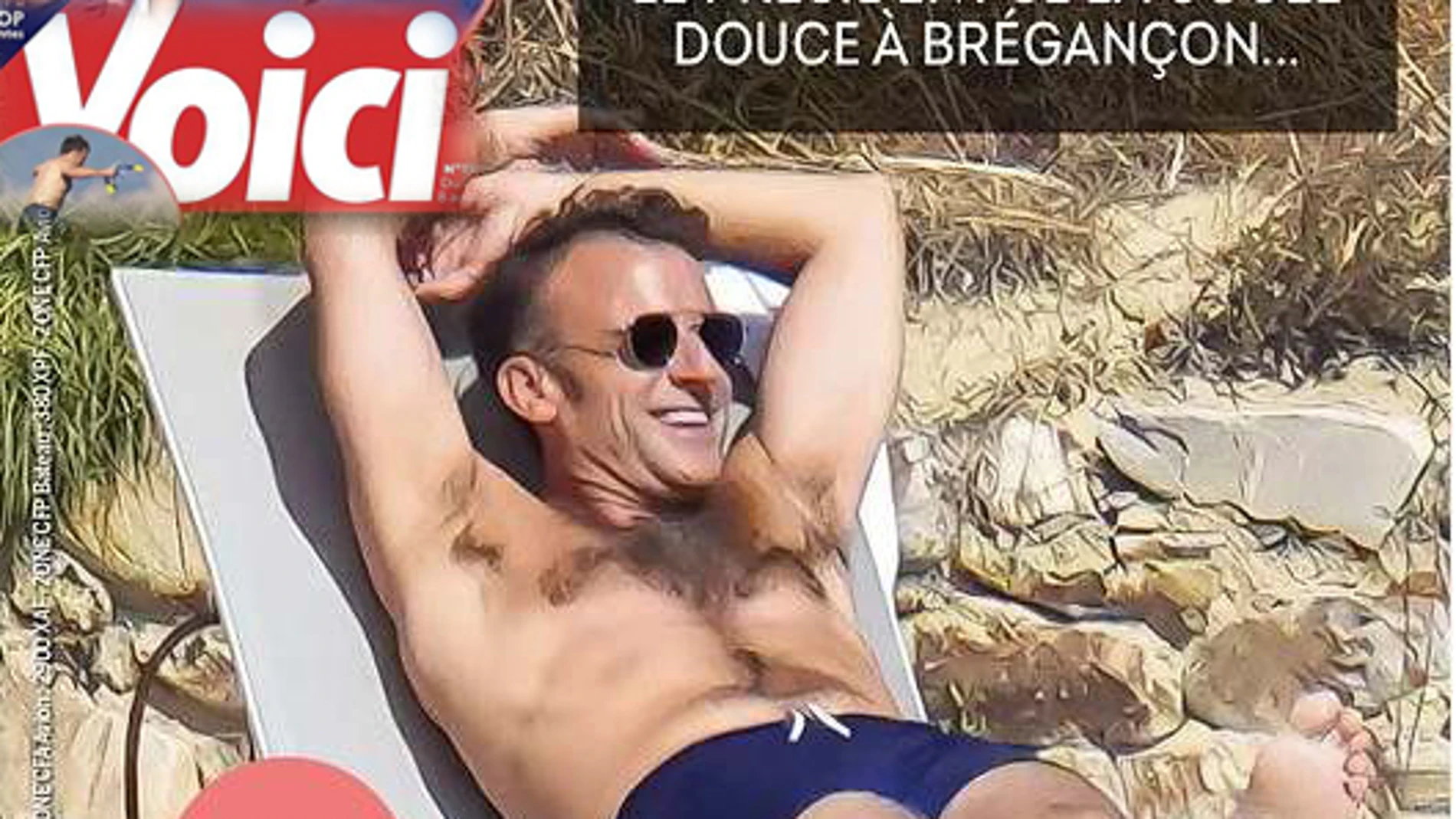 Emmanuel Macron en la portada de la revista