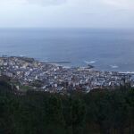 Vista aérea de Burela (Lugo). 
