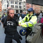Demonstrations in Manchester following fatal knife attack in Southport
