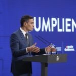 Balance politico del presidente del Gobierno Pedro Sánchez. 