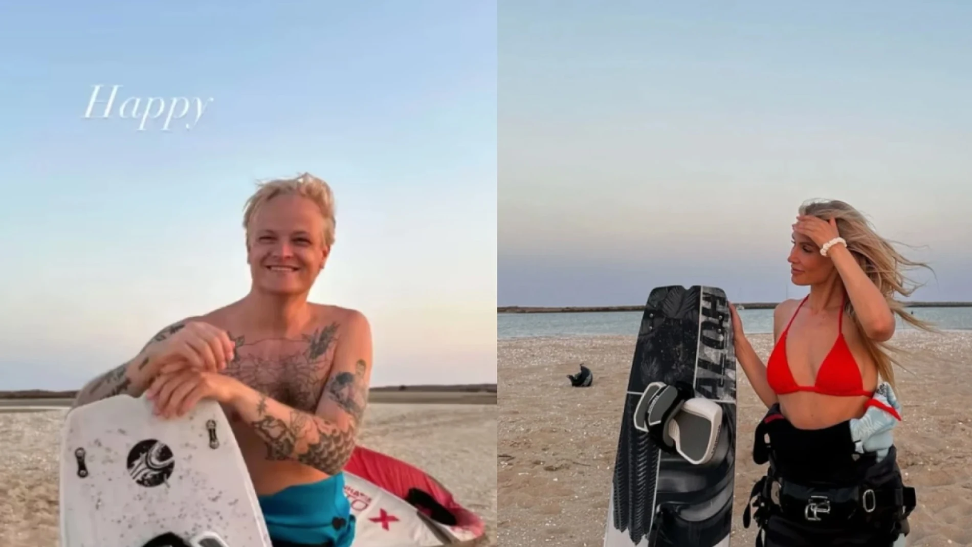 Marius Borg y Rebecca Helberg Arntsen