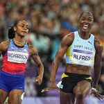 Julien Alfred, campeona olímpica de los 100