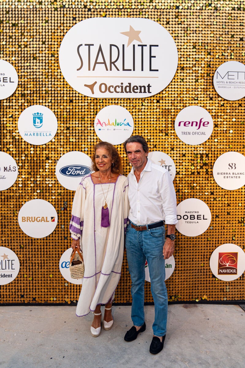 Ana Botella y José María Aznar.