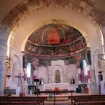 Imagen del interior de la iglesia de Santa Marina de Sacramenia