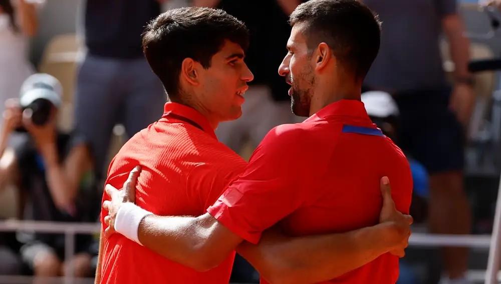 Final tenis individual masculina: Carlos Alcaraz - Novak Djokovic