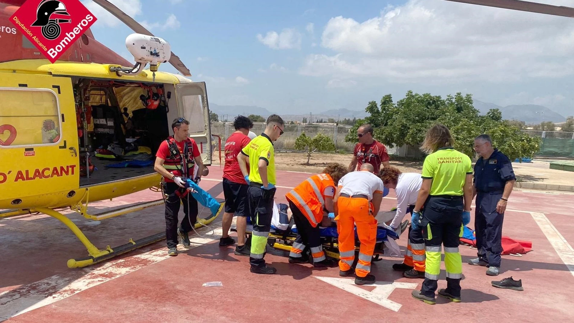 Rescate de un parapentista CONOSRCIO PROVINCIAL DE BOMBEROS 04/08/2024