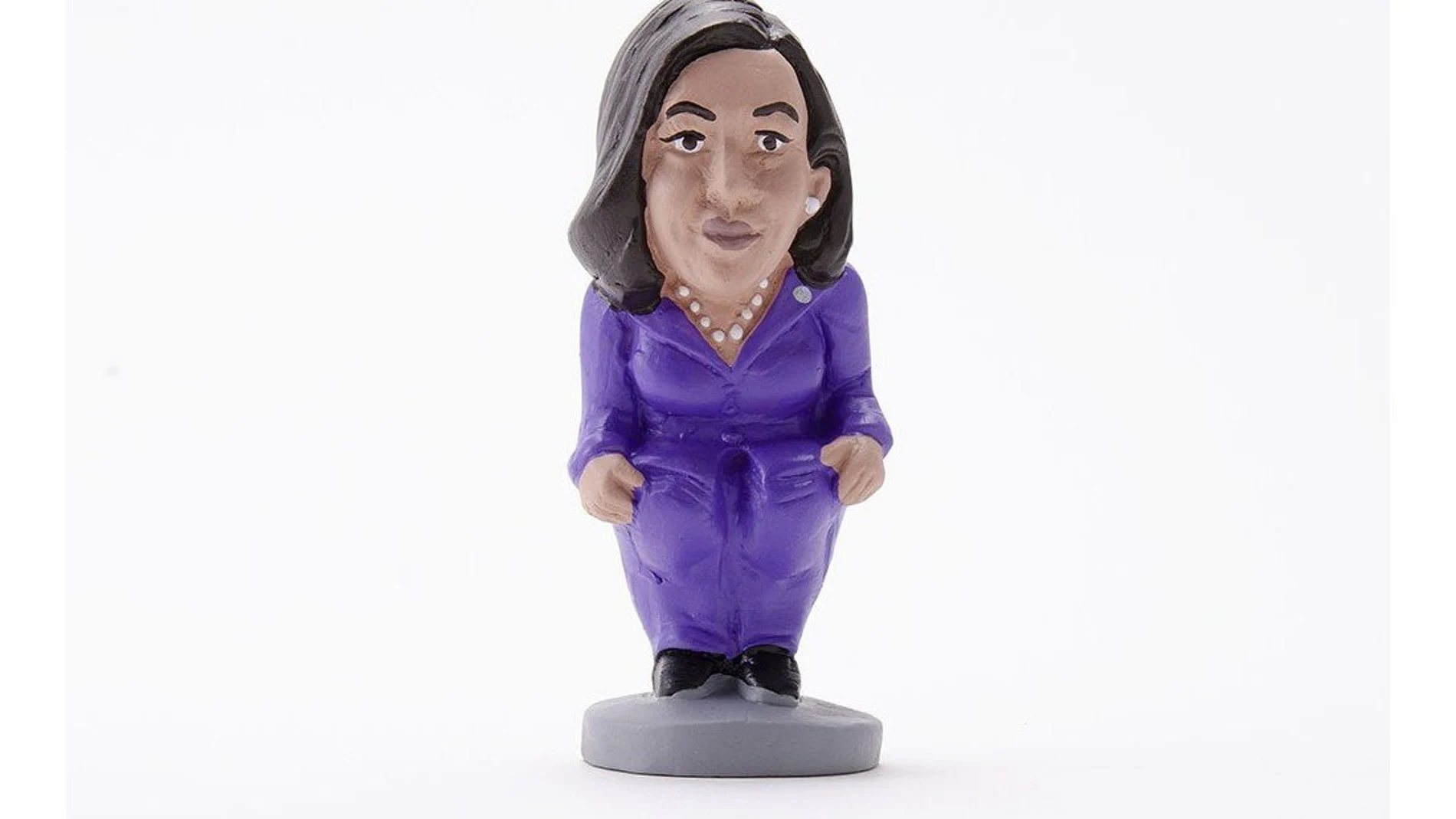 El "caganer" de Kamala Harris