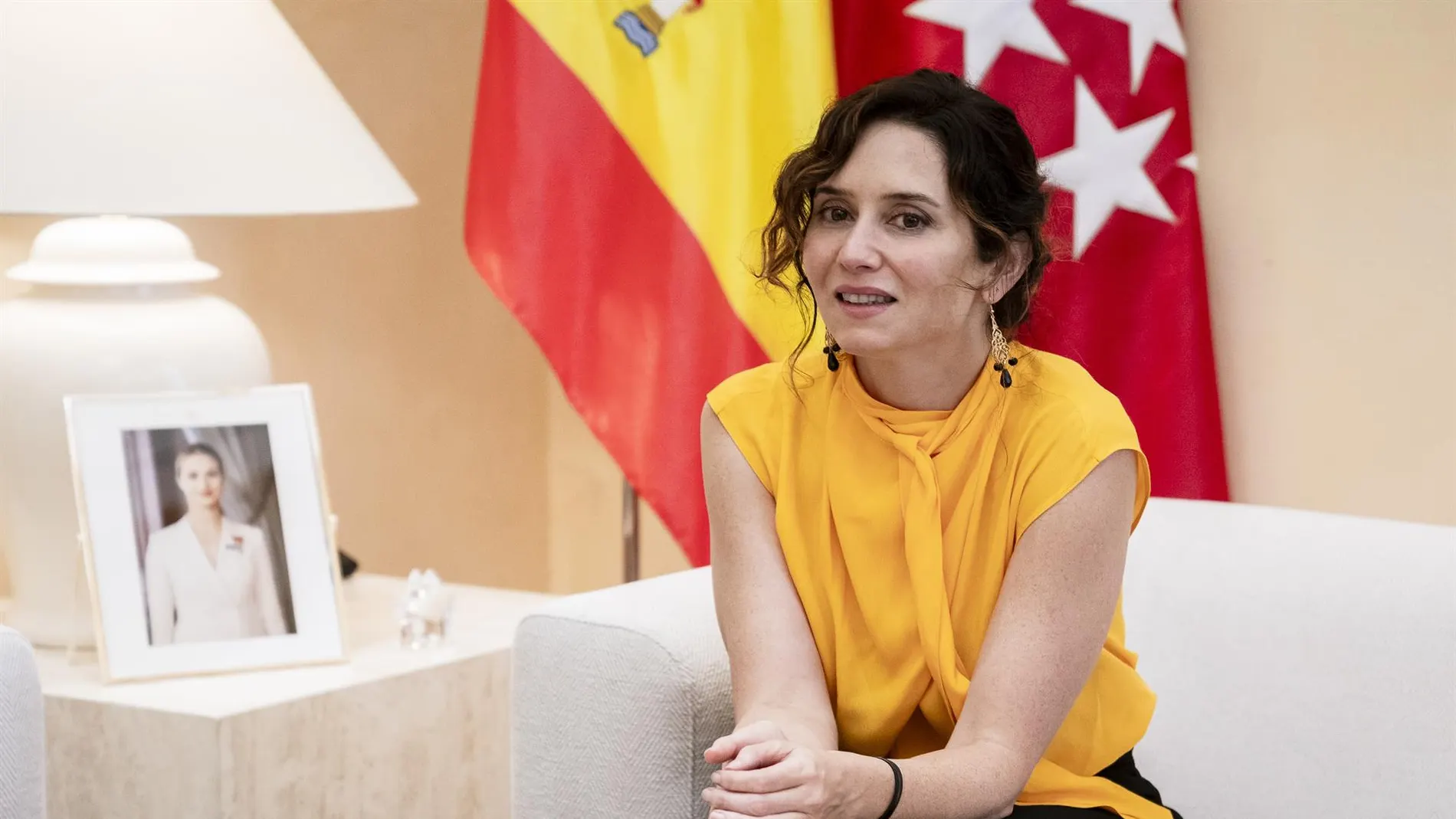 La presidenta madrileña Isabel Díaz Ayuso