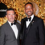  Actor estadounidense Will Smith (d) y el español Antonio Banderas