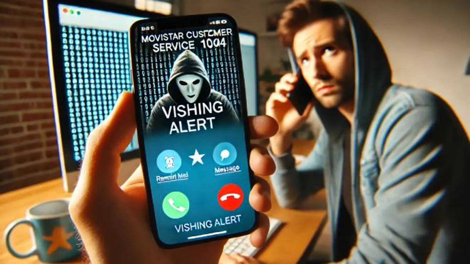Movistar alerta de una campaña de vishing que usa su número de atención al cliente 1004.