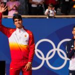 JJ.OO/Tenis.- Novak Djokovic, a Carlos Alcaraz: "Tu oro llegará"